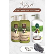 SBN - Store Prime Zeytinyağlı Şampuan 600 ml x 2 Adet, Saç Kremi ve Şampaun Fırçası