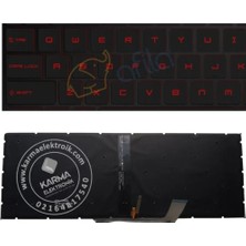Afila Msı GS65 Stealth Thin 8RF-419XTR Msi Notebook Klavyesi-Siyah-Tr-Işıklı-Kırmızı Tuş