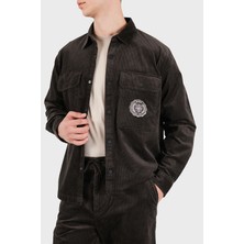 Armani Exchange Pamuklu Göğüs Cepli Kadife Gömlek Erkek Gömlek XM003245 AF27114 U8128