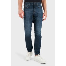 Armani Exchange Pamuklu Slim Fit Normal Bel Düz Paça Jeans Erkek Kot Pantolon XM000070 AF29247 MB010