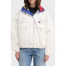 Tommy Jeans Kapüşonlu Yaka Fermuarlı Mont Kadın Mont DW0DW22915 Ybh
