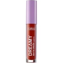 SBN - Store Prime Callista Dreamy Cream Mat Görünümlü Lipgloss 205 Big Ego, Kahverengi