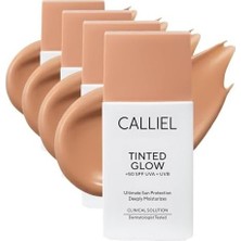 SBN - Store Prime Calliel Günlük Renkli Likit Güneş Kremi Hafif Yapı Ton Eşitleyen Spf 50 – 02-50 ml (4 Paketi)