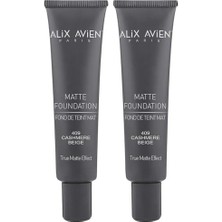 SBN - Store Prime Uzun Süre Kalıcı Doğal Mat Bitişli E Vitamini Içeren Mat Fondöten - Foundation 409 Cashmere (2 Paketi)