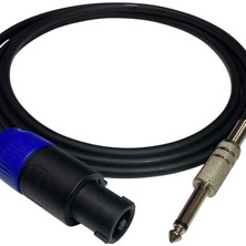Rhn SPJK15 Speakon–6,3 mm Mono Jak 1,5 Metre Pasif Hoparlör ve Amfi Kablosu