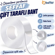 TKÇ Ultra Dayanıklı Çok Amaçlı Çift Taraflı Nano Bant 2 mt x 3 cm Xml