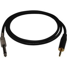 Rhn R-35SSM5 3,5 mm Canon Stereo – 6,3 mm Silver Mono Jak 5 Metre Aux Ses Kablosu