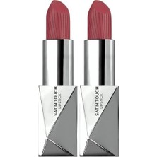 SBN - Store Prime Alix Avien Uzun Süre Kalıcı Nemlendirici Pürüzsüz Etkili Yarı Mat Ruj Satin Lipstick 823 Bright Burgundy (2 Paketi)
