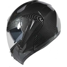 Kron Vırtue Çene Açılır Vizörlü Kask [MD-808] [karbon] [l]
