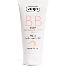 SBN - Store Prime Ziaja Bb Krem Normal Kuru ve Hassas Cilt Doğal Ton Spf 15 50 ml