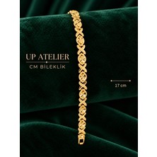 CM Jewelry 14K Altın Renginde Yeni Sezon Çelik Bileklikler