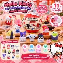 Zenviaa Mey Ithalat® 1020542 3D Figür H.kıtty And Frıends Sushı Sürpriz Paket Hkty 3r 3      (