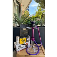 Wow Legend V52 Target Model Purple Nargile Takımı Seti