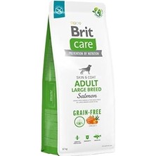SBN - Store Prime Brit Care Adult Large Breed, Deri ve Tüy Hassasiyeti Olan, Büyük Irk - Yetişkin Köpekler Için, Tahılsız, Somon Balıklı Kuru Mama, 12 kg