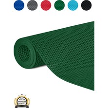 Hortum Tech Hortumtech Zmat Yıldız Paspas Kaydırmaz Pvc Islak Zemin 5 mm 3,46 Kg/m² - Yeşil 90X40 cm