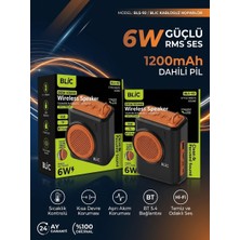 Mabelme Store Blic Bls-92 Kablosuz Bluetooth Hoparlör (6W Güçlü Ses & Tf Kart / USB Girişli) - Lisinya