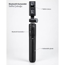 Katlanabilir Selfie Çubuğu Midastech