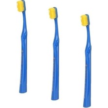 SBN - Store Prime Dentıste' 6580 Super Premium Yumuşak Diş Fırçası Mavi (3 Paketi)