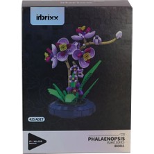 Mabelme Store P883011 Panlos Mor Orkide Buketi 425 Parça Block Oyuncak