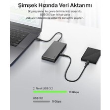 SBN - Store Prime Connect 8 Portlu Usb-C Hub, 4K@60Hz’e Kadar Çözünürlükleri Destekleyen Ekran Uyumu, Mac, Windows ve Chromebook ile Çalışır, 100 W Pd, 10 Gbps ve