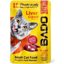 SBN - Store Prime Bado Yetişkin Yaş Kedi Maması Ciğerli 85 gr