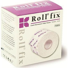 Roll Fix 5cm x 5m Esnek Tıbbi Flaster Medikal Standartlara Uygun Profesyonel Kalite
