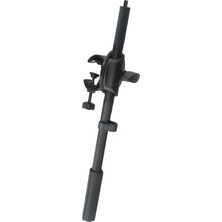 Microcase 35 cm Ayarlanabilir 1/4 Vida Uçlu Tripod Uzatma Kolu – Mikrofon Standı Için Bağlantı Kelepçeli Boom Kolu - AL5901