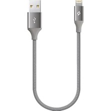 SBN - Store Prime Alumicable Mini 30CM Lightning Şarj Kablosu- Uzay Grisi (2DK28UG)