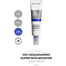 Peptit ve Hyalüronik Asit Içeren Göz Kremi Wati For Skin Booster Eye Cream 30 ml