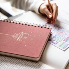 SBN - Store Prime A5 Spiralli Süresiz Planlayıcı Ajanda Pembe