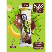 Trio Move Protein Bar - Muz ve Sütlü Çikolatalı, %28 Protein, 38 G x 9 Adet Triomove
