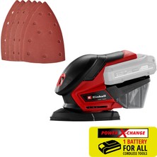 Einhell Akülü Çok Amaçlı Zımpara Makinesi TE-OS 18/150 Li-Solo 4460708 | PXC | 18 V | 1,6 mm salınım çapı | 24.000 dev/dk | 150 x 100 mm | toz haznesi | 6 adet zımpara kağıdı | akü hariç