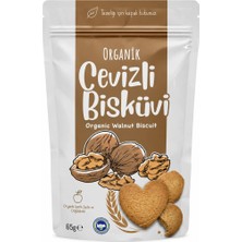Aslanoğlu Store Lezzetli Organik Cevizli Bisküvi 80 Gram