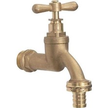 SBN - Store Prime Yapı 1/2 Sarı Rekorlu Musluk (Bahçe Lavabo Musluğu)