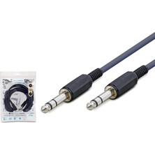 Aslanoğlu Store Stereo Jack Kablosu 3 M 6.35 mm Siyah Enstrüman Bağlantısı