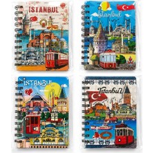Aslanoğlu Store Kabartmalı Istanbul Temalı Defter 15X11 cm