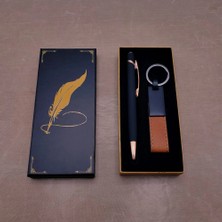 Aslanoğlu Store Şık Tasarımlı Kalem ve Anahtarlık Seti 14 cm 1 Adet
