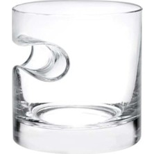 SBN - Store Prime El Yapımı Cam Puro Girintili Viski Bardağı 9x9 cm