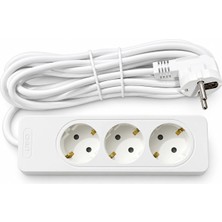 Mercora Tech 1 Adet Chint 5 Metre 3 Lü Çocuk Korumalı Grup Priz 502929C