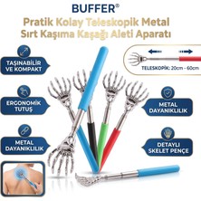 Aslanoğlu Store Ergonomik Teleskopik Metal Sırt Kaşıma Aleti ile Kolay Rahatlama