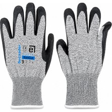 Aslanoğlu Store Kesilme Dirençli Nitril Işçi Eldiveni 10 Adet Zebra