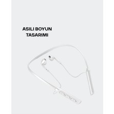 Aslanoğlu Store Ergonomik Boyun Askılı Kablosuz Kulaklık 100 Saat Müzik Süresi