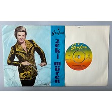 Zeki Müren - Avuçlarımda Hâlâ / Elâ Gözlerini Sevdiğim (45 Lik Yerli  Plak -Dönem Baskı)