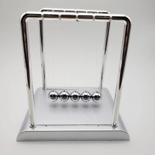 Aslanoğlu Store Şık Gümüş Denge Balans 18 cm Ofis Dekoru