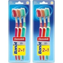 SBN - Store Prime Trio 3'lü Diş Fırçası Medium 2li Paket