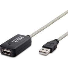 Aslanoğlu Store Pratik USB Uzatma Kablosu 5 M Siyah Bilgisayar Kullanımı