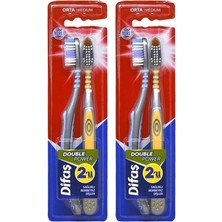 SBN - Store Prime Difaş Double Power Ikili Diş Fırçası (Yumuşak) (2 Paketi)