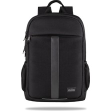 SBN - Store Prime 15.6 Inch Mila Serisi W600 -,mac Air Uyumlu Reflektörlü - Laptop Sırt Çantası - Siyah