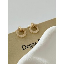 Regina Accessories Özel Tasarım Zirkon Halka Küpe