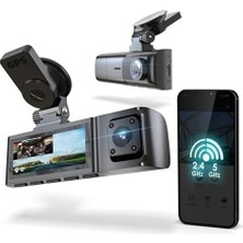 SBN - Store Prime Rexing R316 4K Araç Kamerası, Gps ve Wi-Fi, 64GB Sd Kart, Çift Kamera, Gece Görüşü